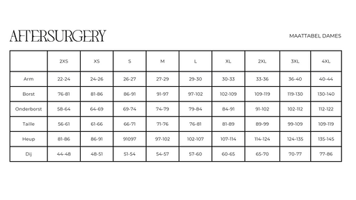Marena compressiehemd FVNS - Aftersurgery.nl